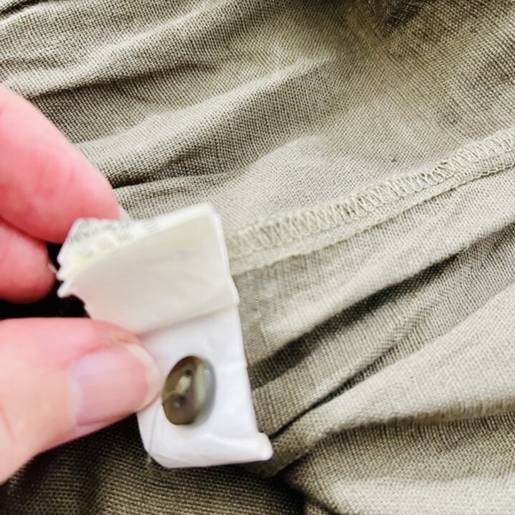 Zara trf Collection Olive Green Embroidered PomPom Jacket Women's XS EUC - Picture 6 of 6